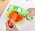 Plastic 2 in 1 Vegetable & Fruit Multi Cutter with Peeler