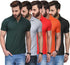 Elegant Cotton Polo T-Shirts Combo (Pack of 5)