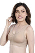 Beautiful Padded Bra - Stretchable Soft Lycra Net Fabric, Ideal for Everyday Wear combo of 4