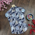 Men Regular Fit Printed Ribbed Collar Casual Shirt