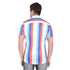 Men Regular Fit Striped Spread Collar Casual Shirt